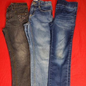 3 PAIRS OF JEANS Sz 6